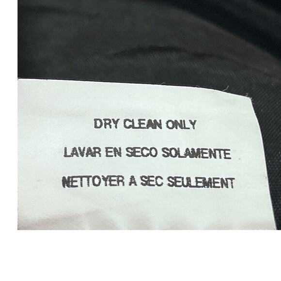 Bebe Skirt 8 Blk Sheer Slip Hem Side Zipper Lined Career Coquette Feminine Chic - Picture 9 of 9